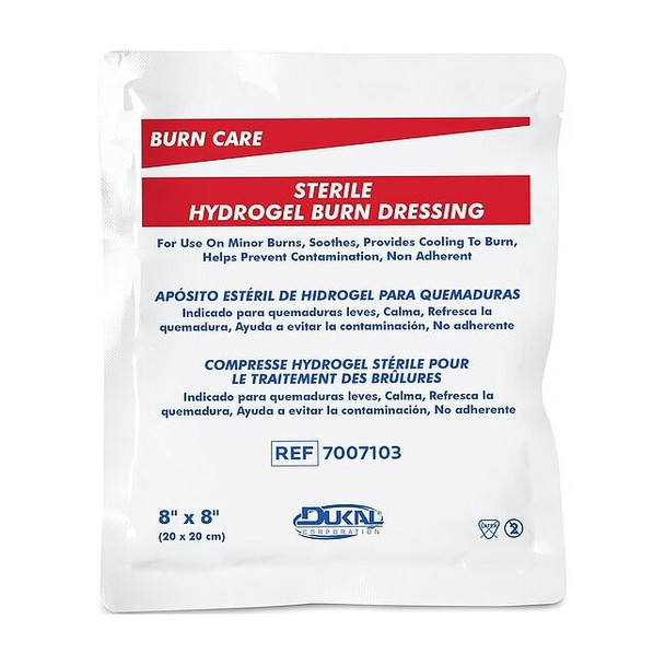 Burnaid Burn Dressing, Sterile, White, PK4 30670