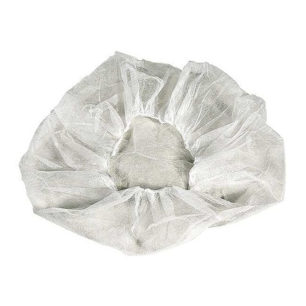Cellucap Bouffant Cap, Polypropylene, 18 in Dia., White, S, 1000 PK B4HS
