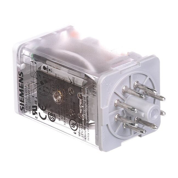 Siemens Plug-In, Plug-In Relay, Octal, 10 A, 8 Pins 3TX7112-1LG13