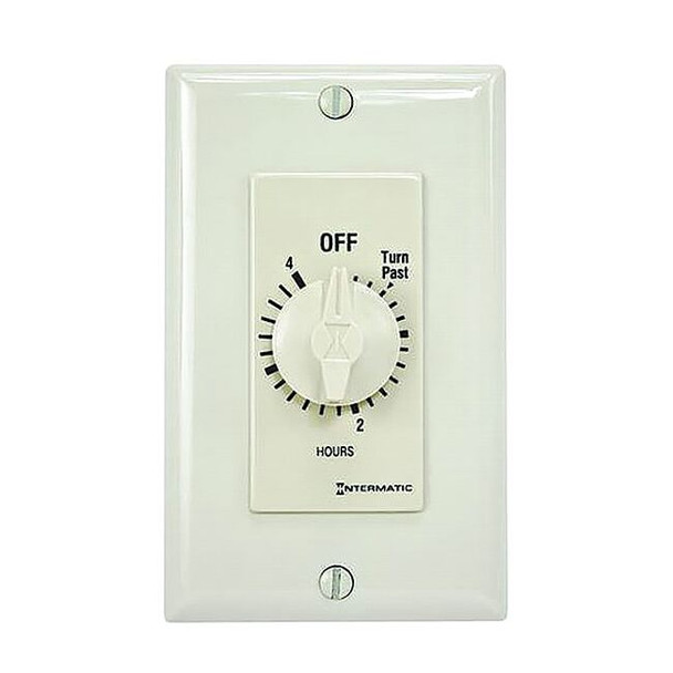 Intermatic Spring-Wound Timer, Ivory, 277V AC FD34H
