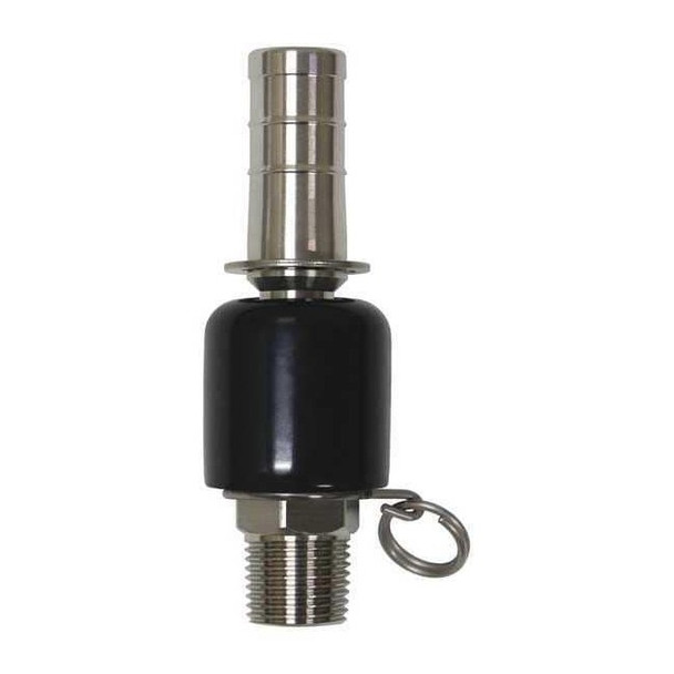 Sani-Lav Hose Adapter,3/4" Hose Barb, 1/2" MGHT N27S