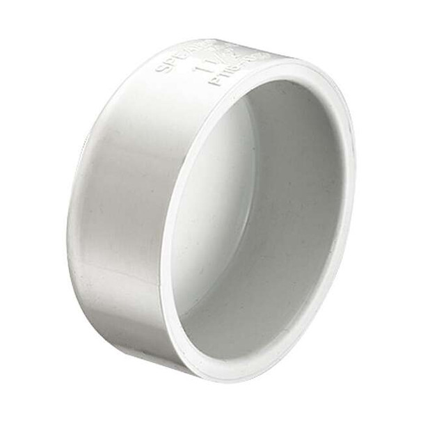 Manufacturer Varies PVC Cap, Socket, 6 in Pipe Size P116-060