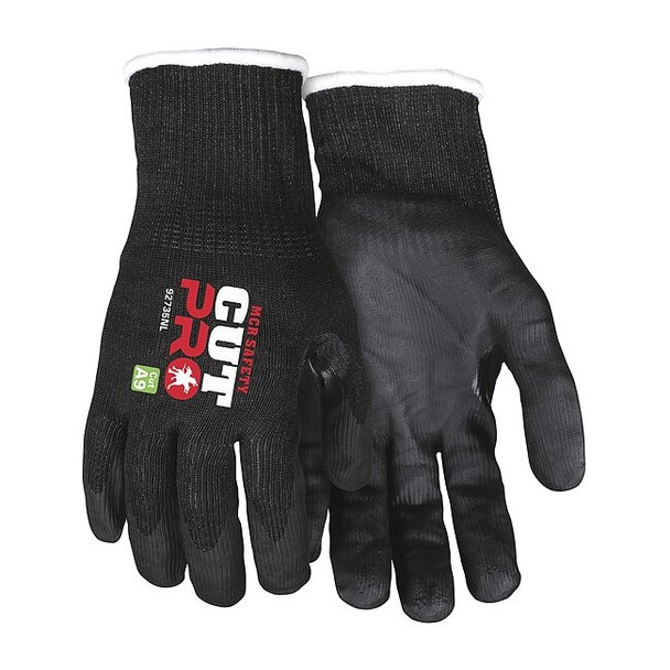 Cut-Resistant Gloves, Cut Level A9 ,Dipped ,Nitrile ,Smooth ,XL 12 PK