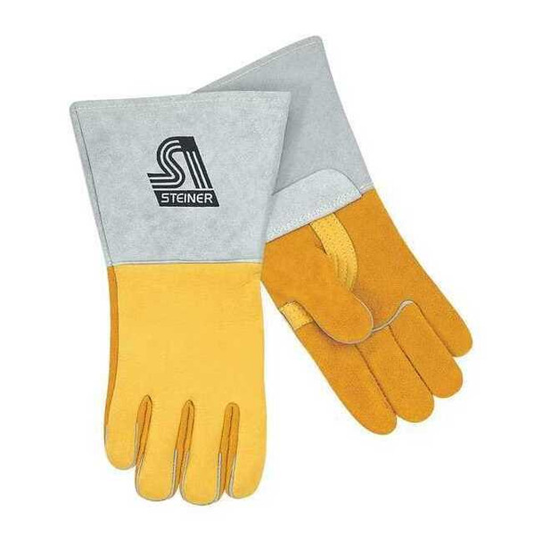 Steiner Welding Gloves, Straight Thumb, S, 1 PR 8500-S
