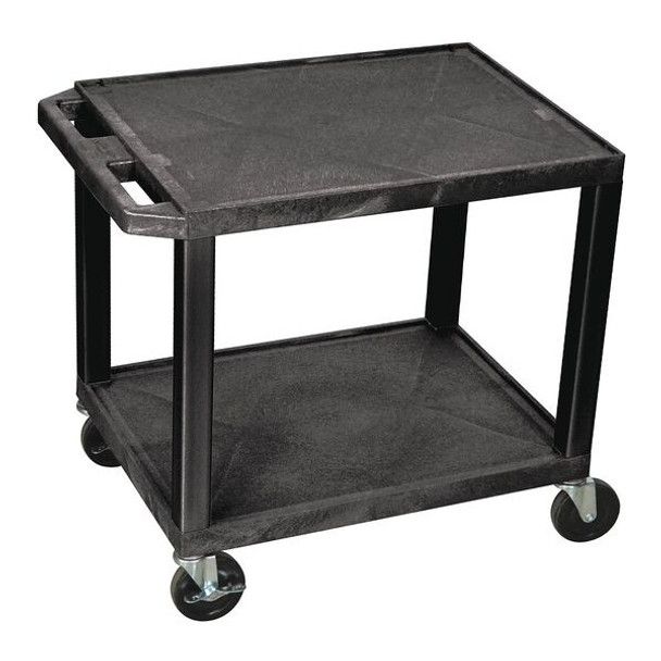 Manufacturer Varies Utility Cart,300 lb. Cap.,Resin,2 Shlvs WT26E