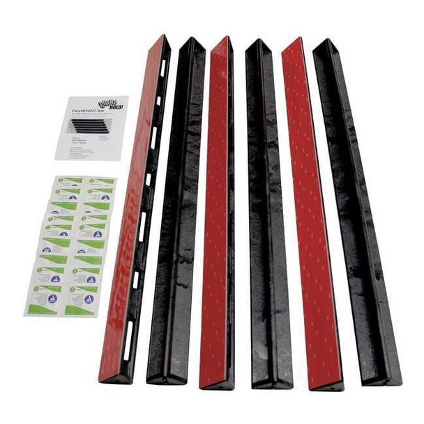 Quakehold! Flex Mount Bar, Black, 400 lb. RDFMBAR6