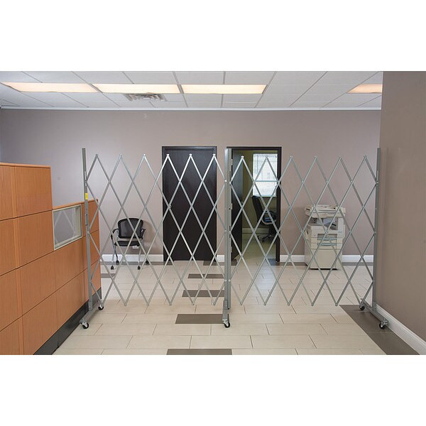 Manufacturer Varies Folding Gate,Gray,1 to 12 ft. Opening W XLECO 1265