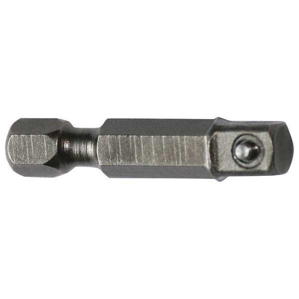 Apex Tool Group Socket Adapter,1/4 Hex,3/8 Sq,1-5/8",PK5 EX-370-5PK