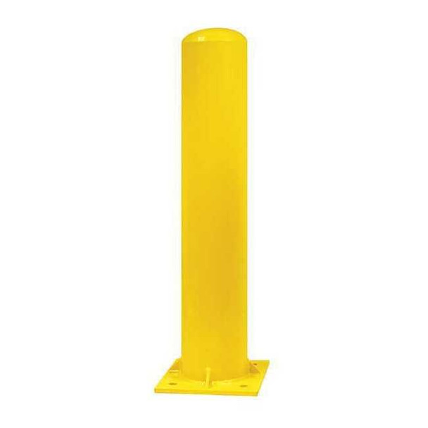 Manufacturer Varies Bollard ,36 in H,Yellow ,Carbon Steel 18G032