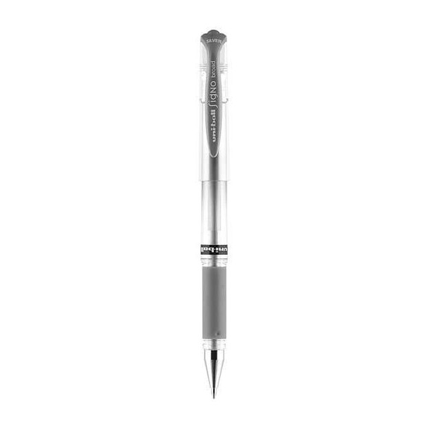 Uni-Ball Silver Gel Pen,PK12 60658