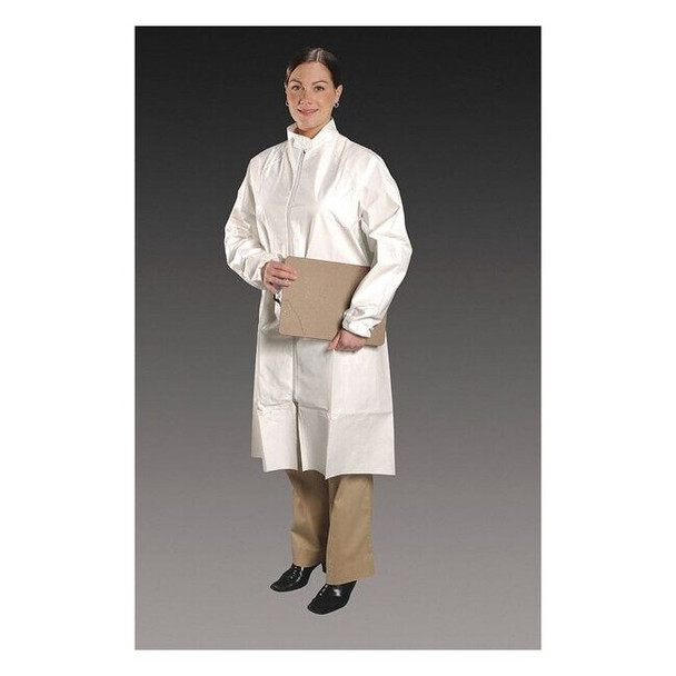 Alpha Pro Tech Frock, Composite Fabric, Serged Seam, 2XL, 25 PK FK-J2141-5