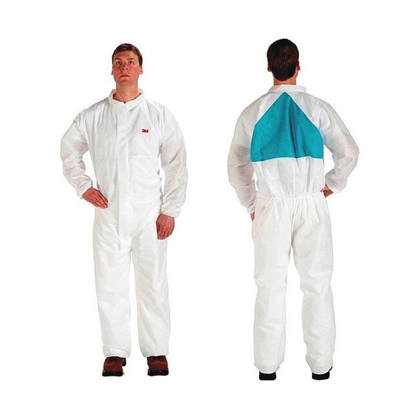 3m Protective Coverall,Disposable,M,PK25 4520CS-BLK-M