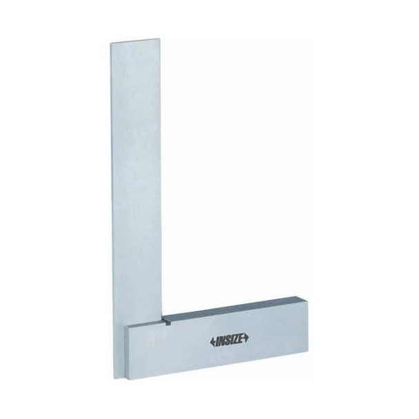 Insize 90 deg. Wide-Base Pre Steel Sq,Carbon St 4707-150