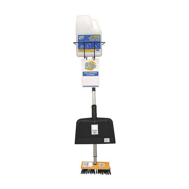 Spill Magic Spill Response Station Kit,Blk,7-3/4" L SM1SRSKIT