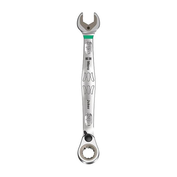 Wera Ratcheting Wrench,SAE,1/2" Head Sz 05020078001
