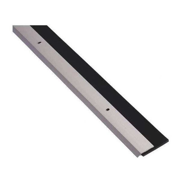 National Guard Door Sweep,Single Fin,Anodized Alum 199NA-84