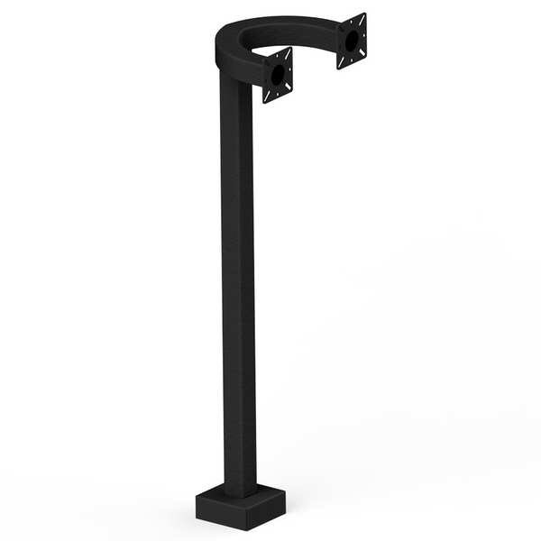 Pedestal Pro Dual Head Pedestal,42"H,Powder Coat 42-TT