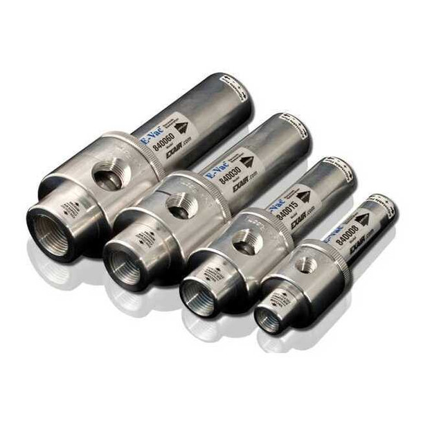 Exair Vacuum Ejector,2294Lpm,1/2 in. (F)NPT 840060