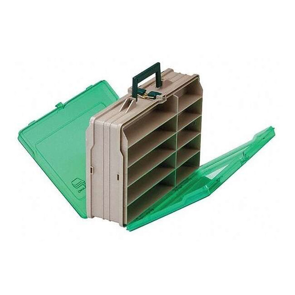 Compartment Box with 19 compartments, Plastic, 4 1/4 in H x 13 1/2 in W