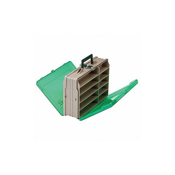 Compartment Box with 19 compartments, Plastic, 4 1/4 in H x 13 1/2 in W