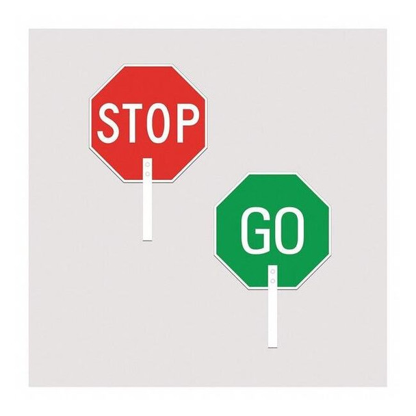 Lyle Stop Sign, 18 in Aluminum T1-6266-EG_18x18