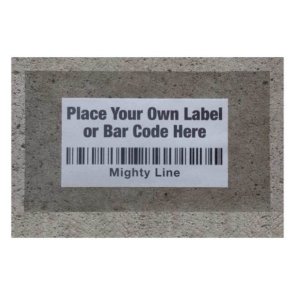 Mighty Line Laminate Sheet, PVC, 10 in W, PK50 MLabel1013