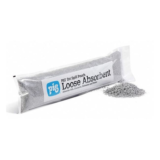 Pig Dry Loose Absorbent in Spill Pouch,PK12 PLP220
