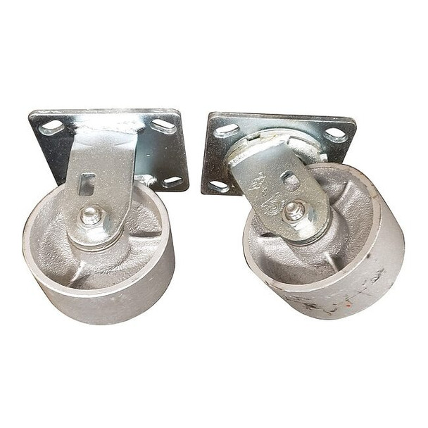 Manufacturer Varies Plate Casters,Rigid,Swivel,5 1/2"H,PK4 4402