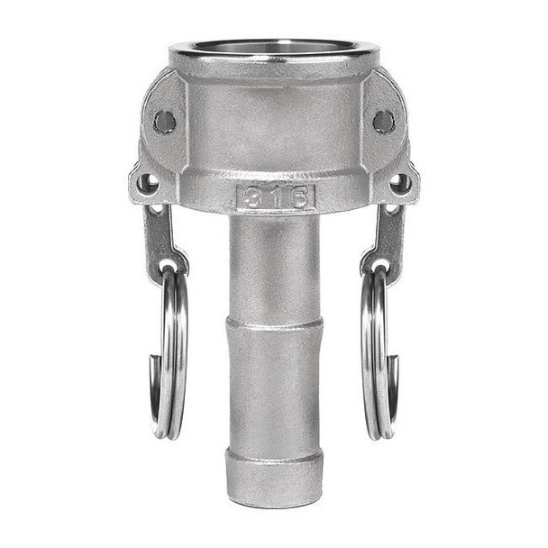Manufacturer Varies Cam and Groove Coupling,2-1/2",304 SS BULK-CGF-293