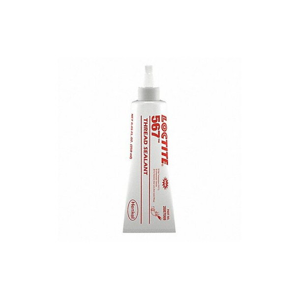 Pipe Thread Sealant, 567, 8.5 fl oz, Tube, Off-White, High-Temp Resistant
