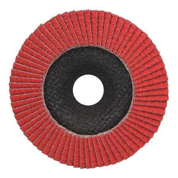 Gator Finishing Mounted Flap Wheel,36 Grit,4-3/4in W,PK5 9720035