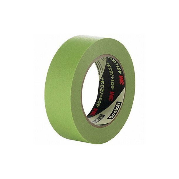 Painter's Tape, 24 mm W x 55 m L, 6.7 mil Thick, Green, Rubber Adhesive, 24 PK