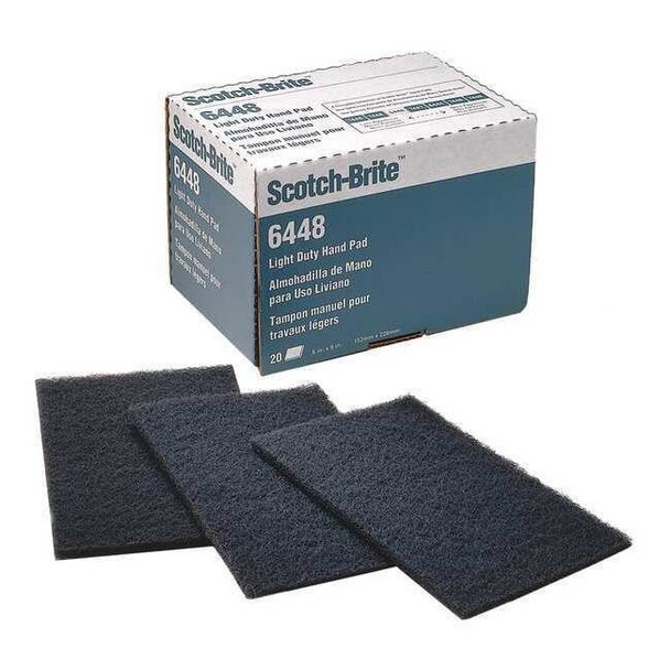 Scotch-Brite Sanding Hand Pad, 6 in W, 9 in L, PK60 7000121092