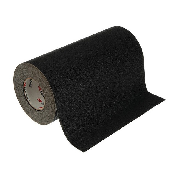 3m AntiSlip Tape,60 ftLx18 inW,BLK,60 Grit 610