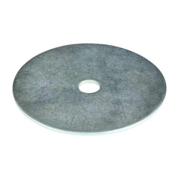 Fender Washer, For Screw Size 3/8" ,Steel Zinc Plated Finish, 100 PK
