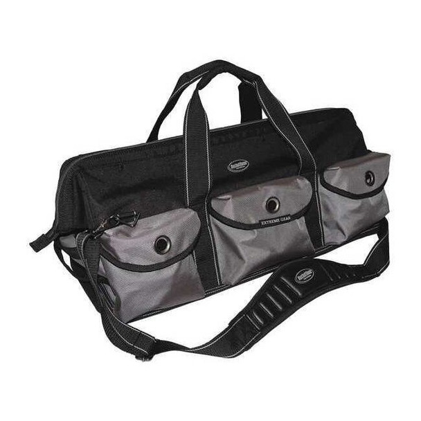 Bucket Boss Tool Bag, Black, Polyester, 29 Pockets 65024