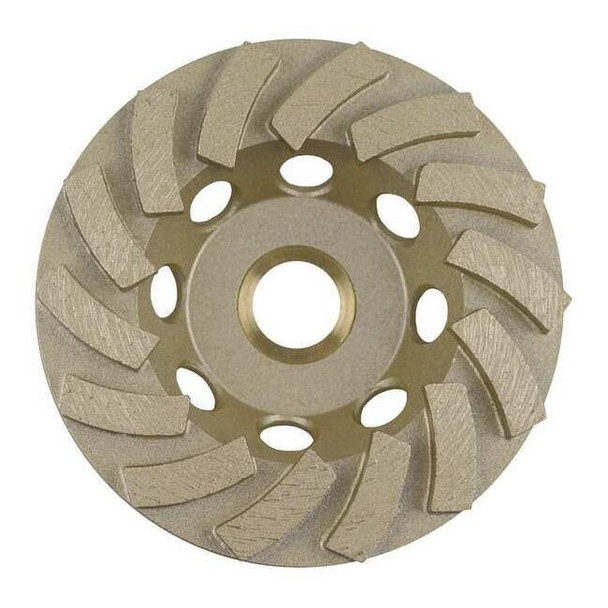 Diamond Vantage Grinding Wheel, Cup, No. Seg. 14, 4 in 04HDDGDX1