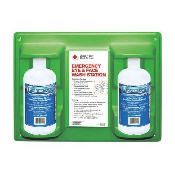First Aid Only Eye Wash Station,2-32 oz. Bottles 711005
