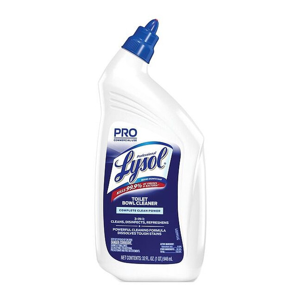 Lysol Disinfectant Toilet Bowl Cleaner, 32oz Bottle, PK12 74278CT