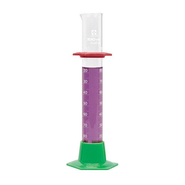 Sibata Graduated Cylinder,Colorless,PK6 2355-100