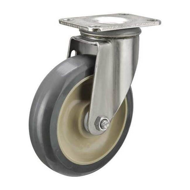 Manufacturer Varies PlateCaster,Swivel,Polyurethane,6 3/16"H P12SX-UP050D-12-AM