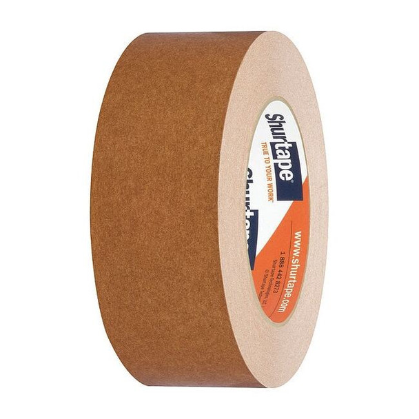 Packaging Tape, 48 mm W x 55 m L, 6 mil Thick, Kraft, Rubber Adhesive, 24 PK