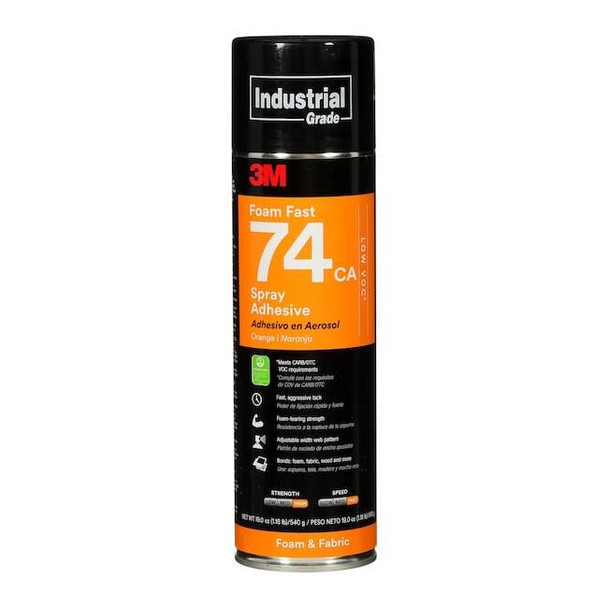 3m Epoxy Adhesive, Foam Fast 74CA Series, Gray, 19 oz, Tube 74 LOW VOC AER