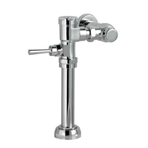 Toilet Manual Flush Valve, 1.6 gpf gpf, 1 in Inlet, Non-Hold Open Oscillating