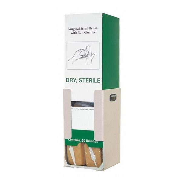 Bowman Dispensers Scrub Brush Dispenser,Brown,5 1/16" W CL006-0212