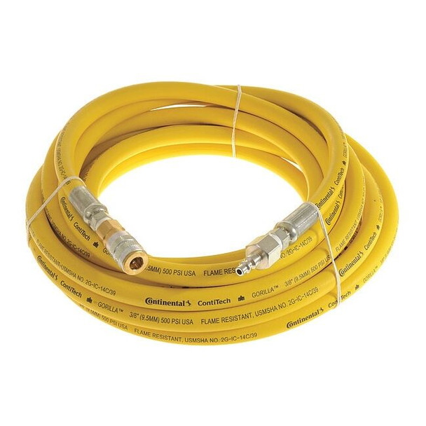 Continental Air Hose,3/8"I.D.,10 ft. GOR03850-10-53-G
