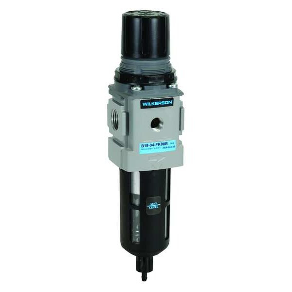 Filter-Regulator, Particles/Water Removal, Size - Air Treatment: Compact