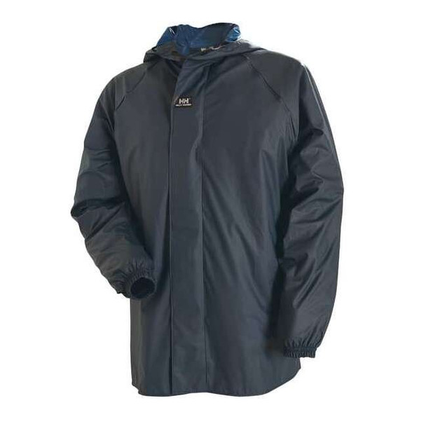Helly Hansen Rain Jacket with Hood,Navy,4XL 70317_590-4XL