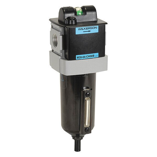 Wilkerson Compressed Air Filter,0.5 micron Rating M28-06-BL00B