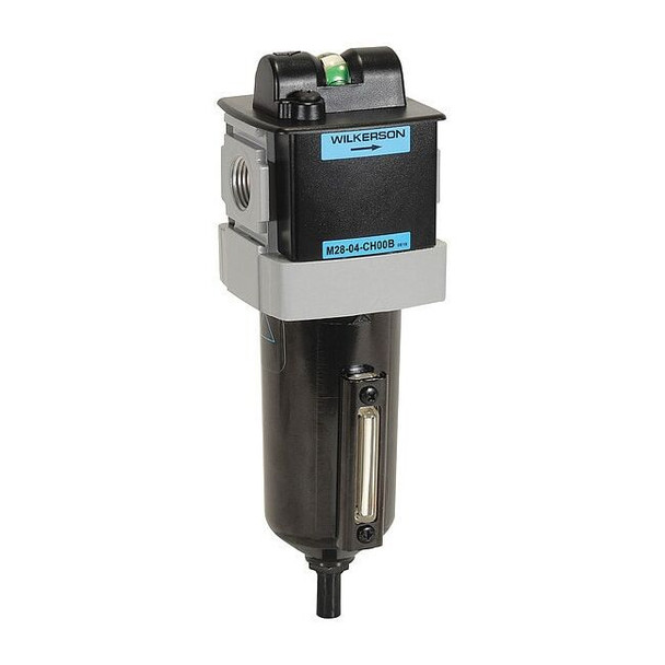 Wilkerson Compressed Air Filter,0.5 micron Rating M28-04-BL00B